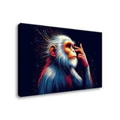 Alternative view of Tableau Singe Pop Art Moderne - Toile Artistique Colorée