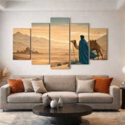 tableau oriental désert beau salon