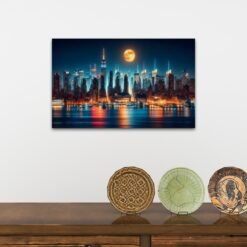 Tableau New York de Nuit salon