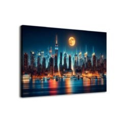 Tableau New York de Nuit seul