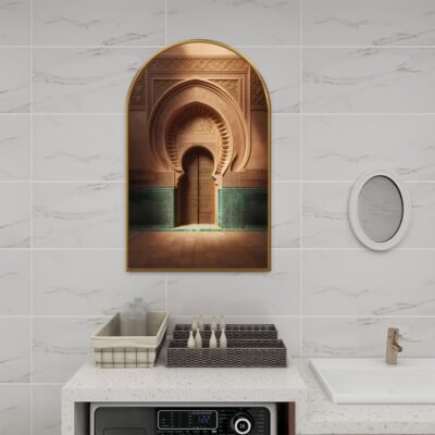Tableau Porte Riad Maroc face