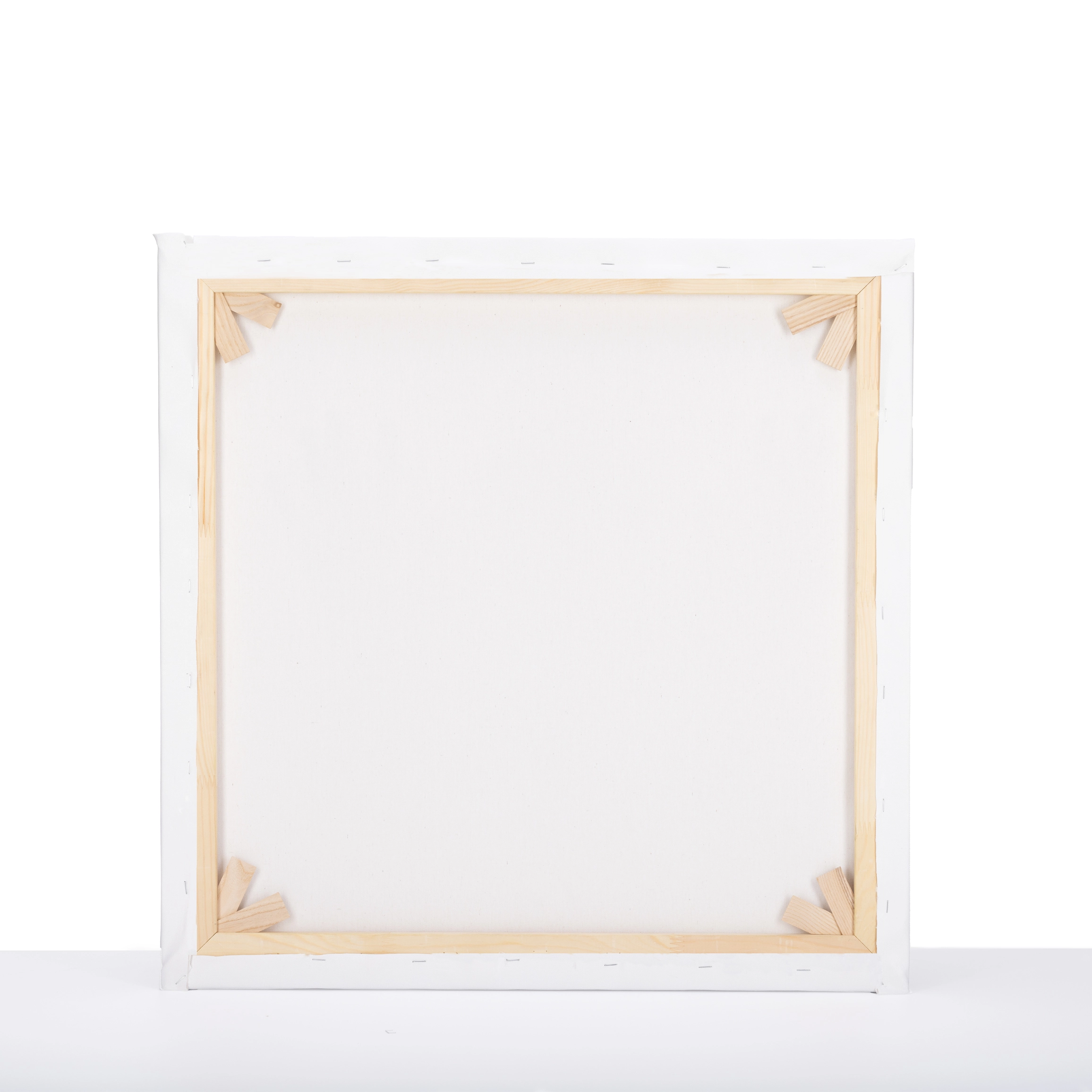 Châssis au dos de la toile