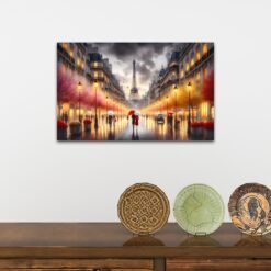 deuxieme tableau paris sous la pluie tour effeil déco