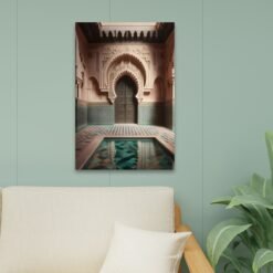 premier tableau Porte Palais Maroc salon