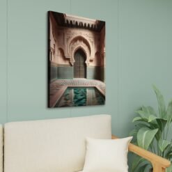 premier tableau Porte Palais Maroc salon coté