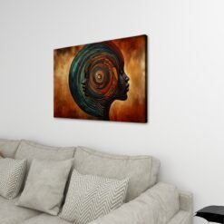 tableau africain salon coté