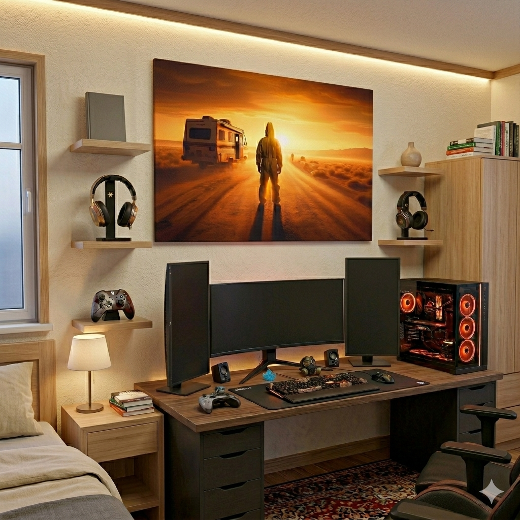 Tableau Breaking Bad – Désert du Nouveau-Mexique