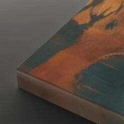 tableau carte du monde vintage coin