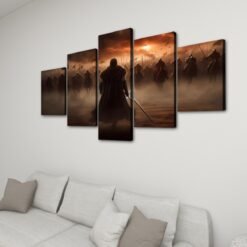 tableau game of thrones scene Battle of the Bastards coté x5