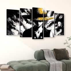 tableau luffy salon coté